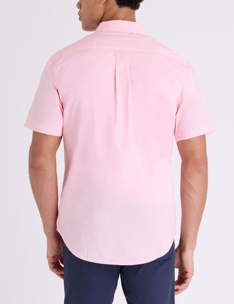 SHORT SLEEVE STRETCH POPLIN SHIRT - U.S. Polo Assn.