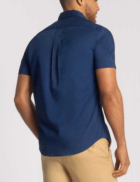 SHORT SLEEVE STRETCH POPLIN SHIRT - U.S. Polo Assn.