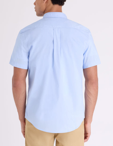 SHORT SLEEVE STRETCH POPLIN SHIRT - U.S. Polo Assn.