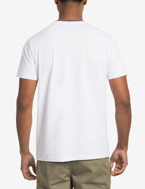 TIPPED CREW NECK COLLAR T-SHIRT - U.S. Polo Assn.