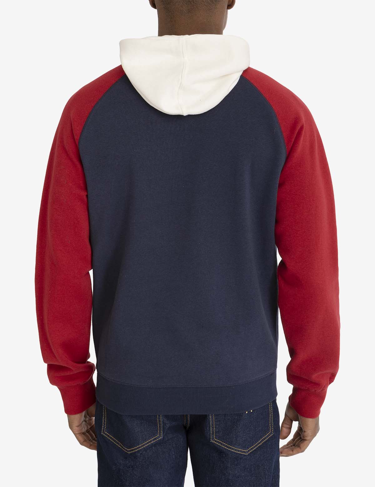COLORBLOCK RAGLAN SLEEVE FLEECE PULLOVER HOODIE– U.S. Polo Assn.