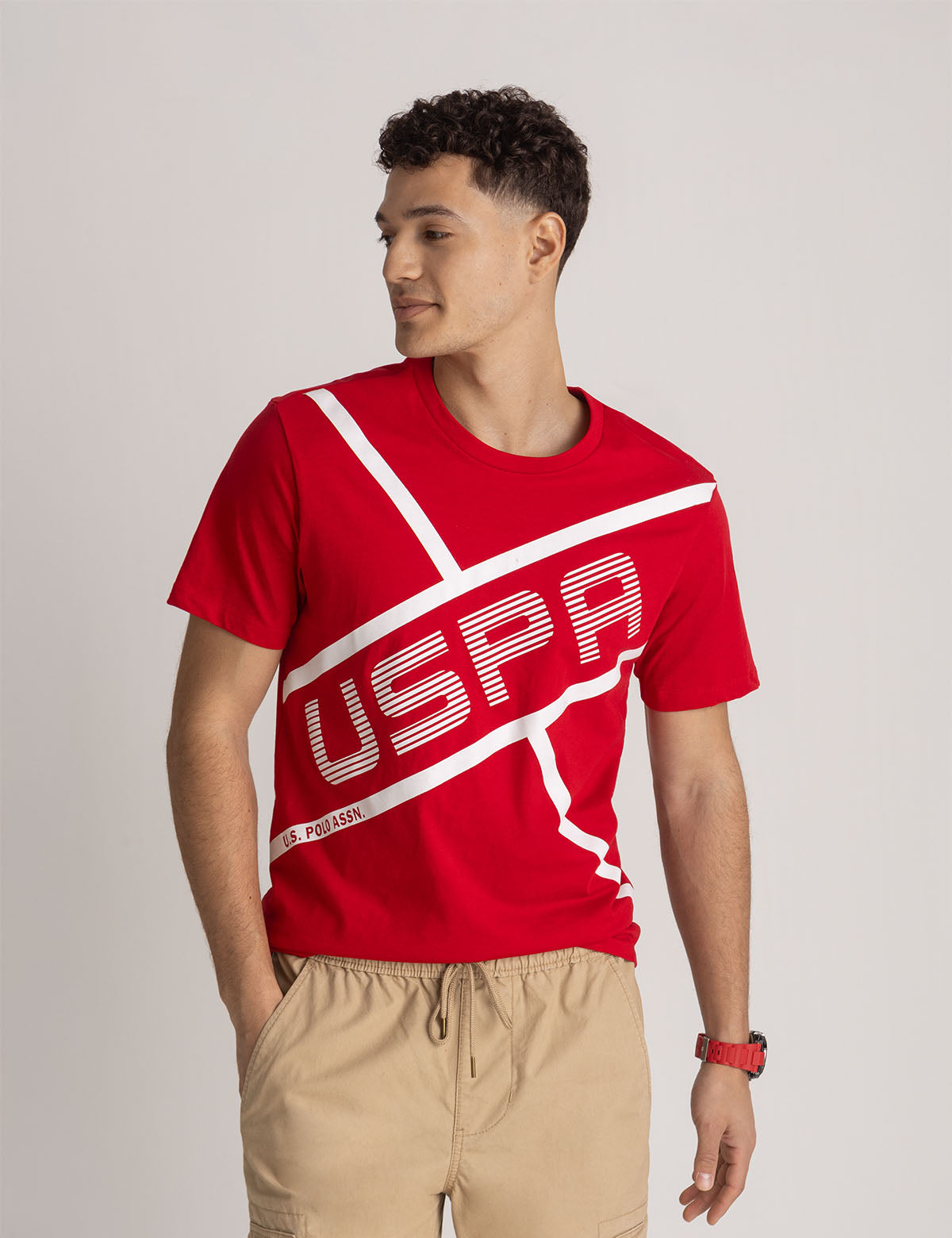 USPA LINEAR GRAPHIC JERSEY T-SHIRT– U.S. Polo Assn.