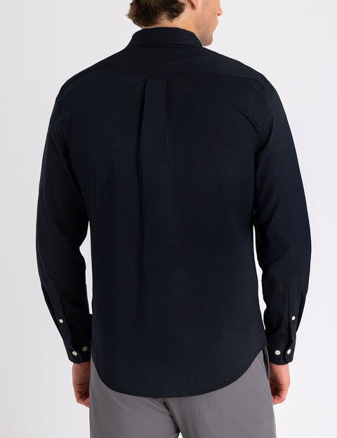 SOLID STRETCH POPLIN LONG SLEEVE SHIRT - U.S. Polo Assn.