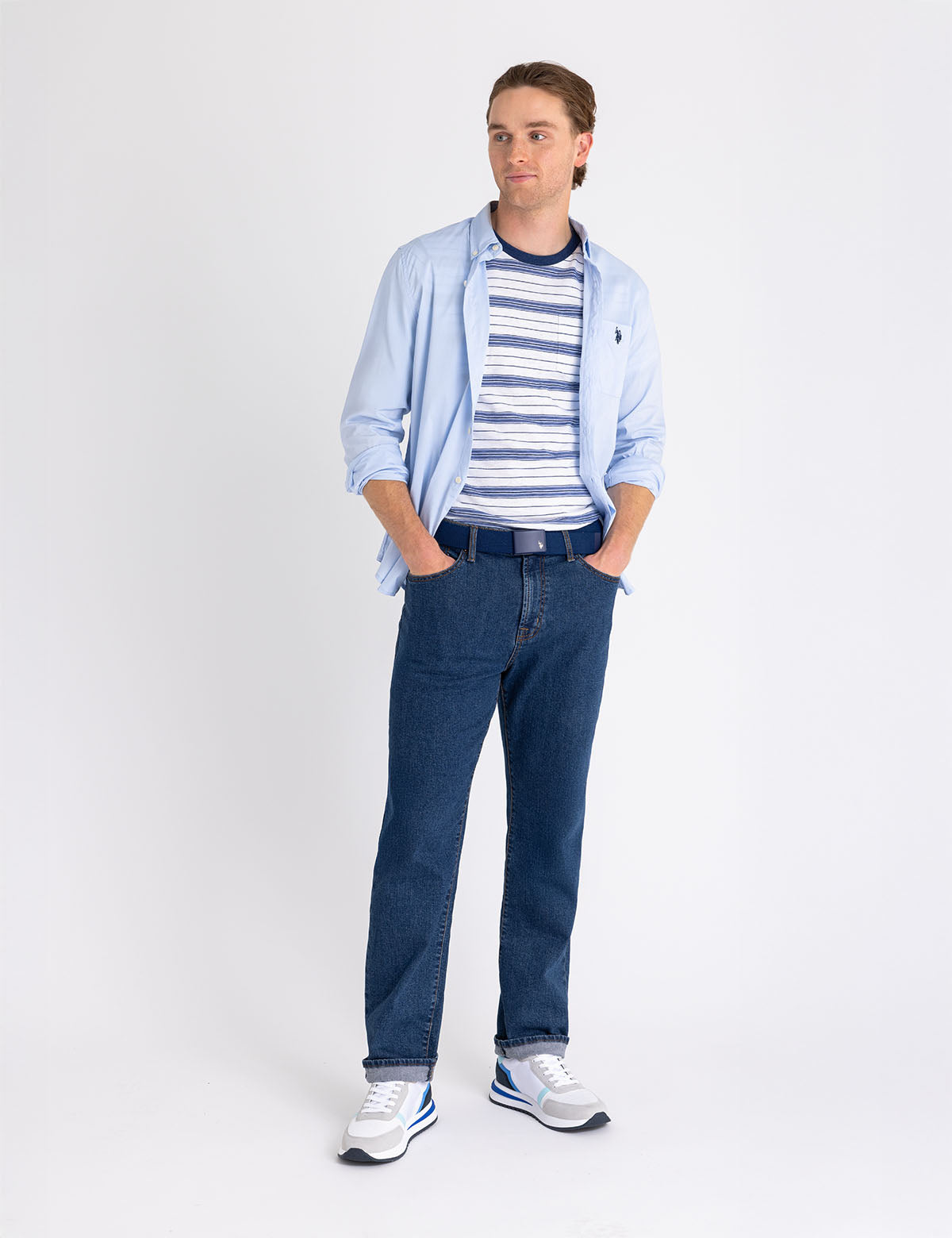 Stretch Slim Fit Poplin Shirt