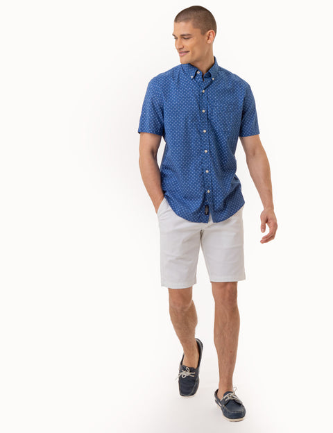 DITSY PRINT SHORT SLEEVE WOVEN SHIRT - U.S. Polo Assn.