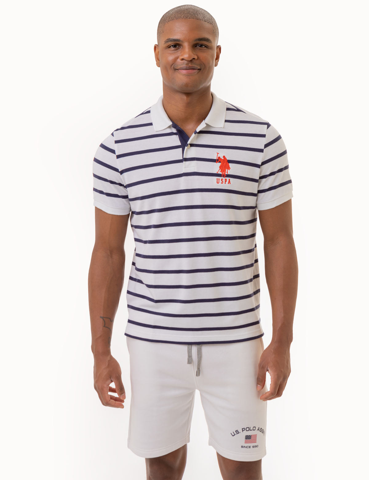 HORIZONTAL STRIPE PIQUE POLO SHIRT– U.S. Polo Assn.