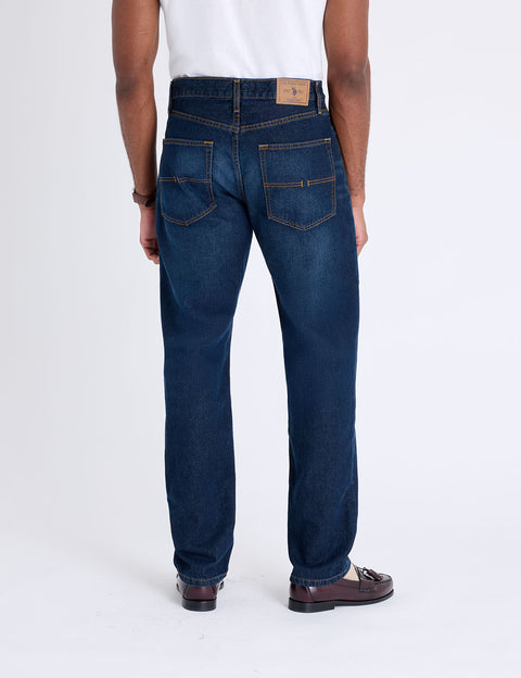 RELAXED STRAIGHT 5 POCKET JEANS - U.S. Polo Assn.