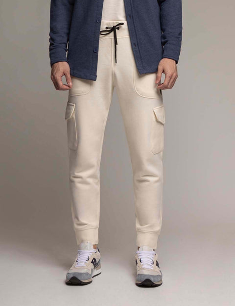 WHITE LABEL FRENCH TERRY CARGO JOGGERS - U.S. Polo Assn.