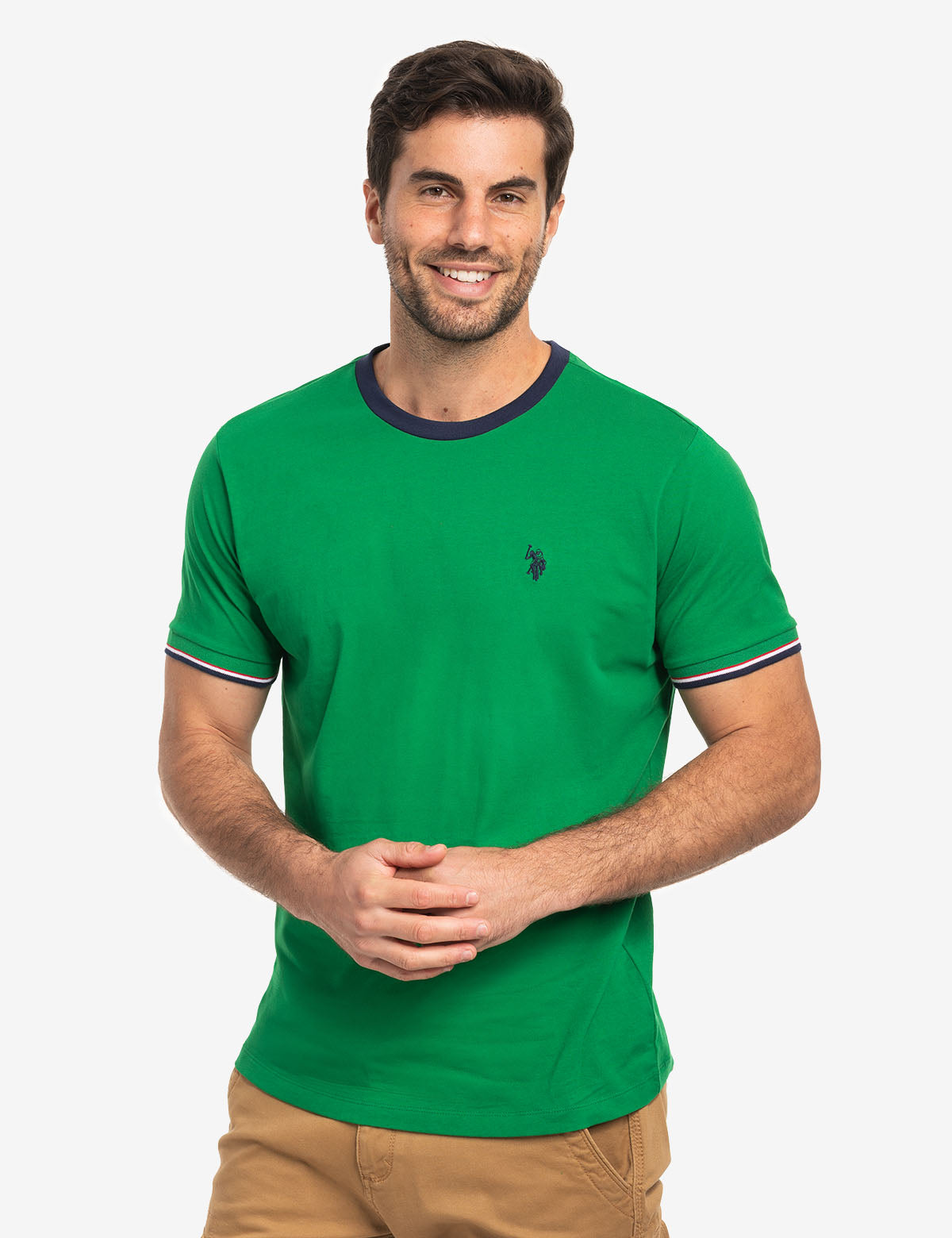 SIGNATURE STRIPE TRIM RINGER T-SHIRT– U.S. Polo Assn.