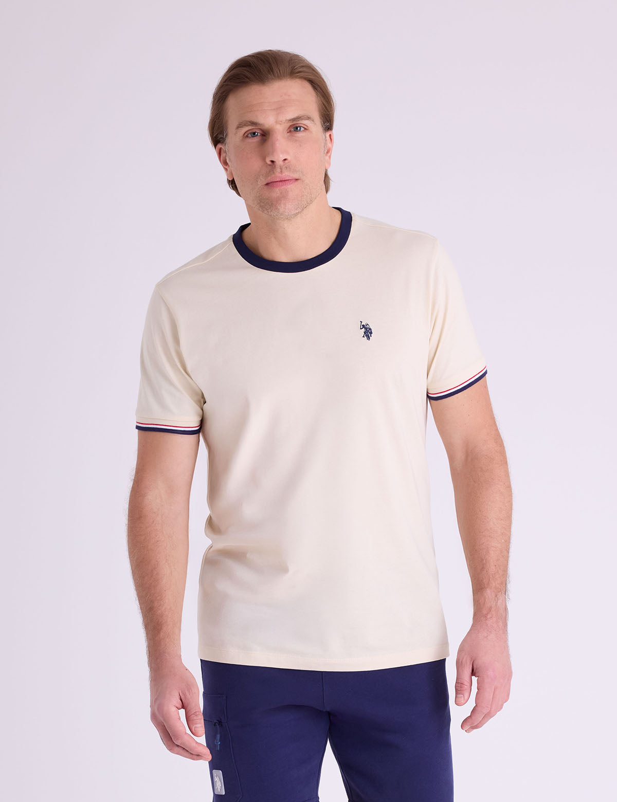 SIGNATURE STRIPE TRIM RINGER T-SHIRT– U.S. Polo Assn.