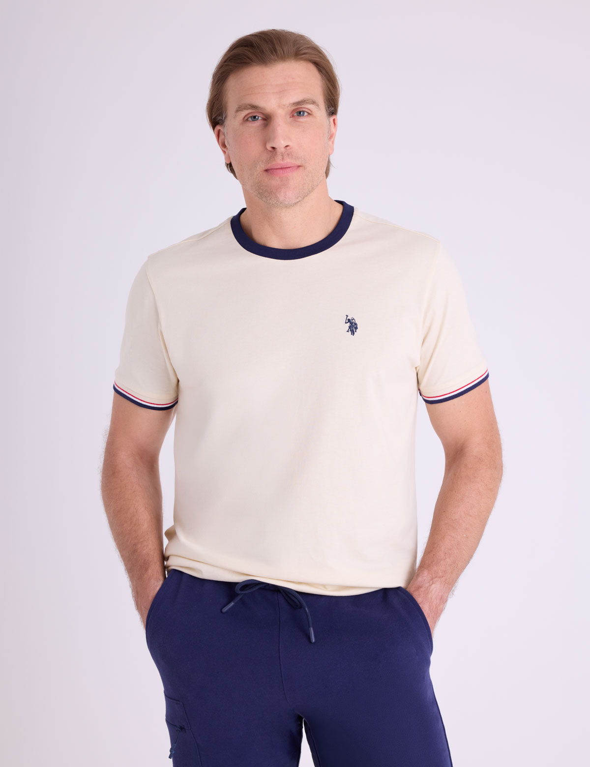 SIGNATURE STRIPE TRIM RINGER T-SHIRT– U.S. Polo Assn.