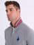 SLIM FIT BIG LOGO MULTI-TONAL POLO SHIRT