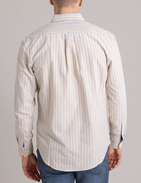 VERTICAL STRIPE YARN DYE OXFORD SHIRT - U.S. Polo Assn.