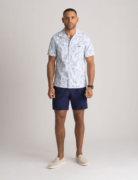SHORT SLEEVE TROPICAL PRINT CAMP SHIRT - U.S. Polo Assn.