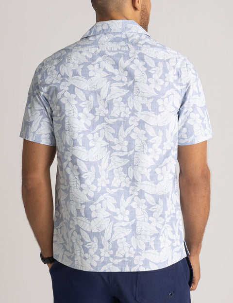 SHORT SLEEVE TROPICAL PRINT CAMP SHIRT - U.S. Polo Assn.