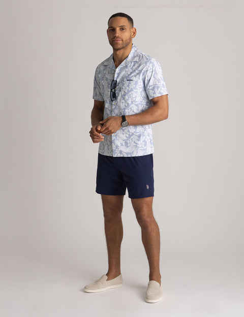 SHORT SLEEVE TROPICAL PRINT CAMP SHIRT - U.S. Polo Assn.