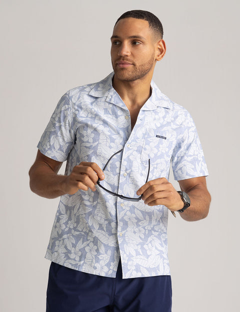 SHORT SLEEVE TROPICAL PRINT CAMP SHIRT - U.S. Polo Assn.