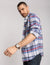 LONG SLEEVE STRETCH PLAID POPLIN SHIRT