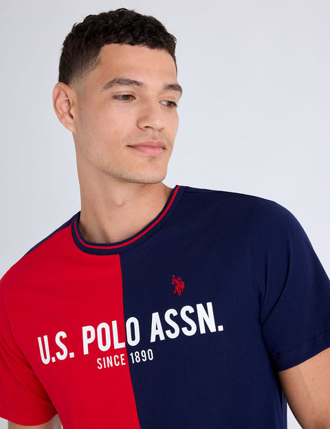 U.S. POLO ASSN COLOR BLOCK JERSEY T-SHIRT - U.S. Polo Assn.