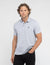WHITE LABEL JACQUARD CAMP POLO SHIRT