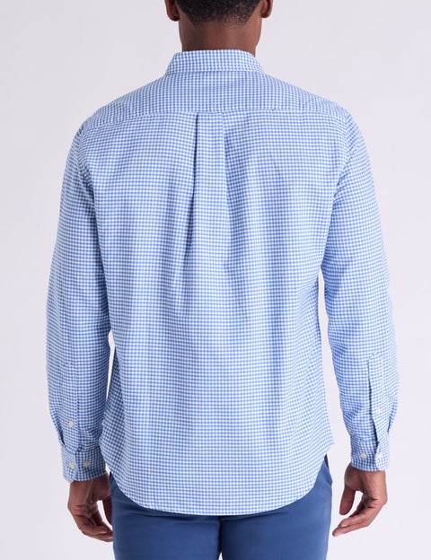 LONG SLEEVE LIGHT WEIGHT GINGHAM OXFORD SHIRT - U.S. Polo Assn.