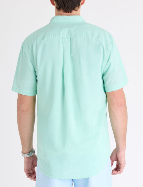SHORT SLEEVE LINEN BLEND POCKET SHIRT - U.S. Polo Assn.