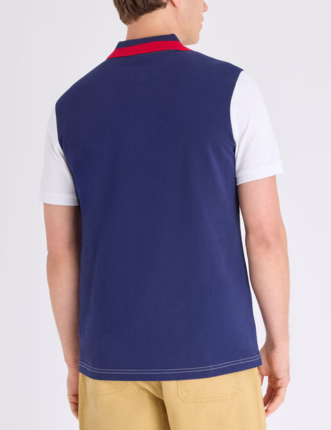 COLORBLOCK AMERICANA APPLIQUE PIQUE POLO SHIRT - U.S. Polo Assn.