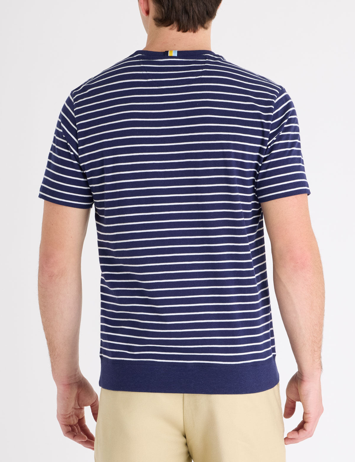 STRIPE JERSEY POCKET KNIT T-SHIRT WITH RIB BOTTOM– U.S. Polo Assn.
