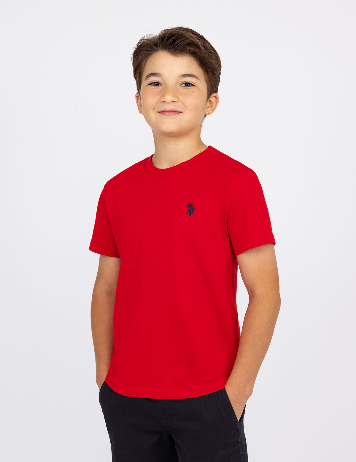 BOYS BASIC CREW NECK T-SHIRT