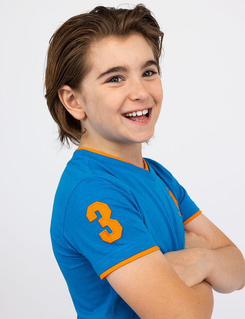 BOYS BASIC V-NECK T-SHIRT - U.S. Polo Assn.