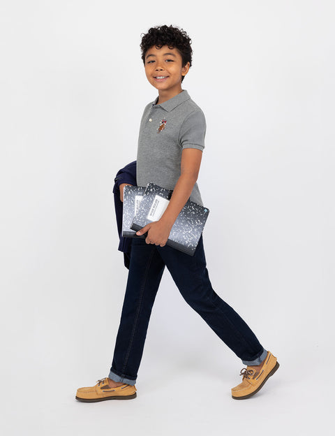 BOYS MULTI COLOR LOGO SOLID PIQUE POLO SHIRT - U.S. Polo Assn.