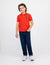 BOYS PIQUE SOLID POLO SHIRT