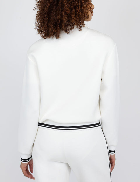 WHITE LABEL COLLAR SNAP BOMBER JACKET - U.S. Polo Assn.