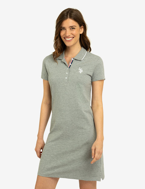 TIPPED POLO DRESS - U.S. Polo Assn.