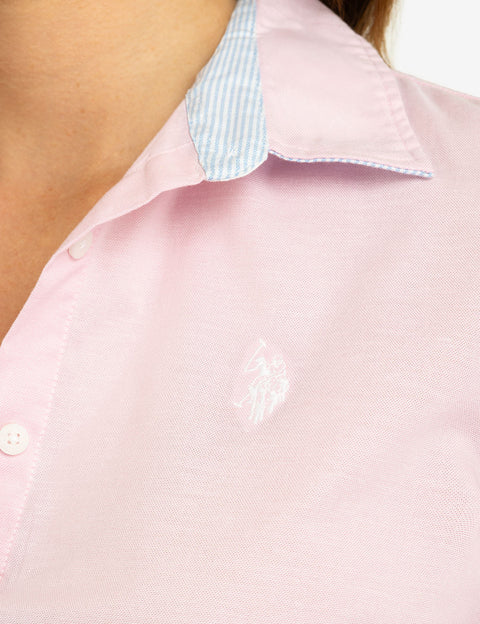 SOLID OXFORD DRESS - U.S. Polo Assn.