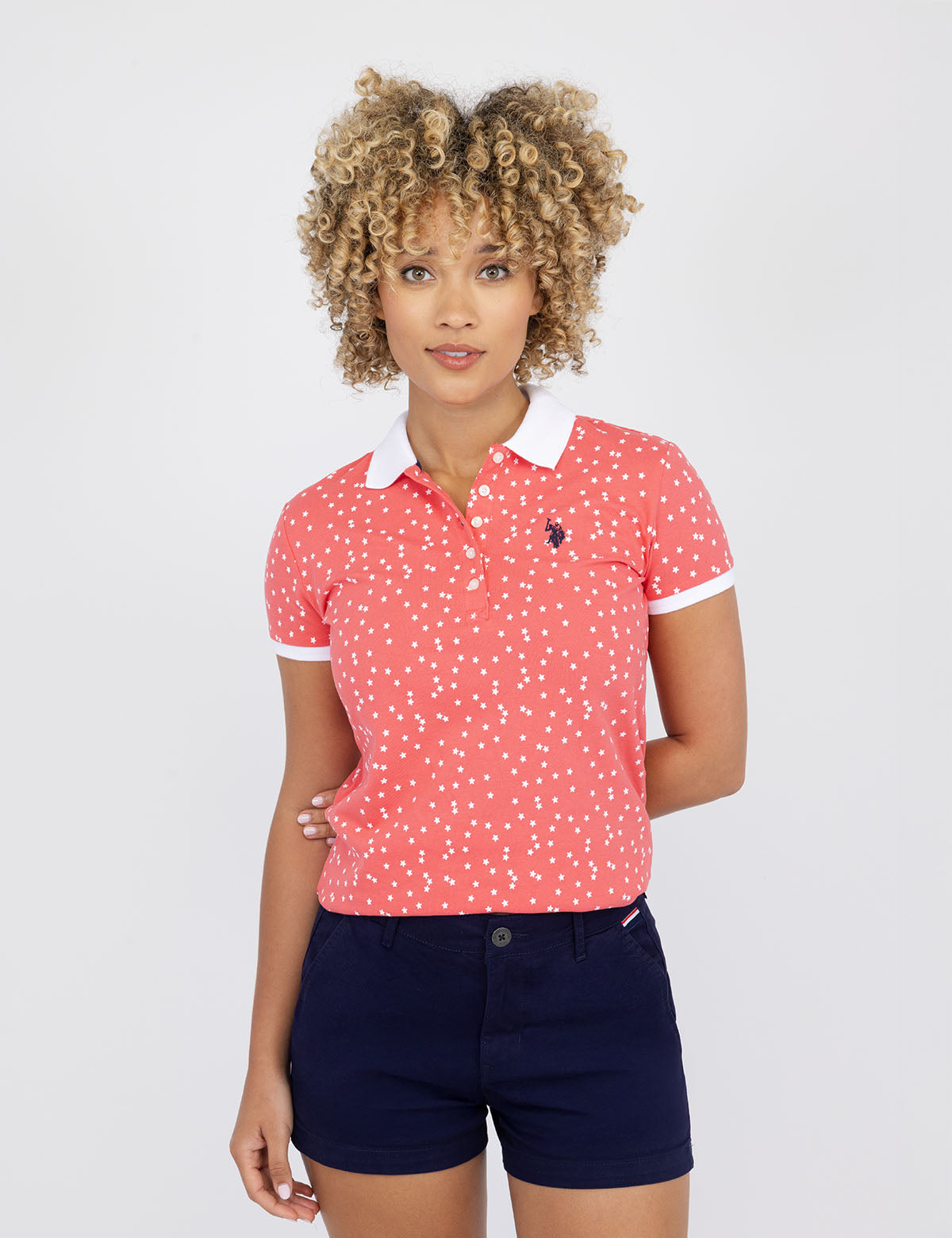 STAR PRINT POLO SHIRT– U.S. Polo Assn.