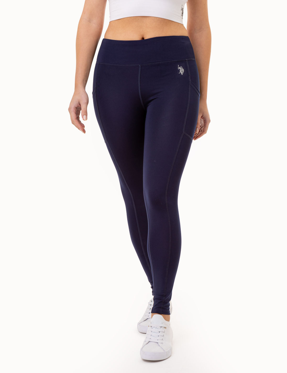 USPA SPORT HIGH WAISTED ESSENTIAL LEGGING– U.S. Polo Assn.