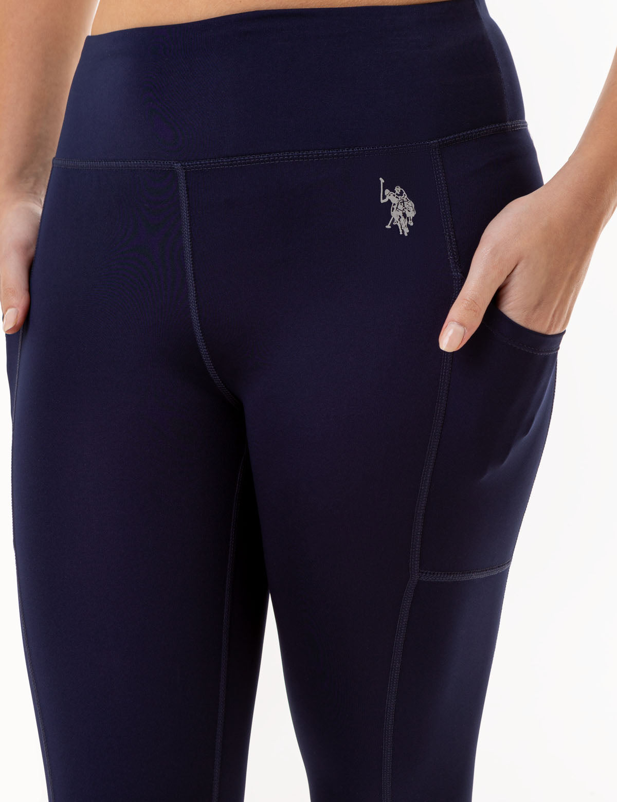 USPA SPORT HIGH WAISTED ESSENTIAL LEGGING– U.S. Polo Assn.