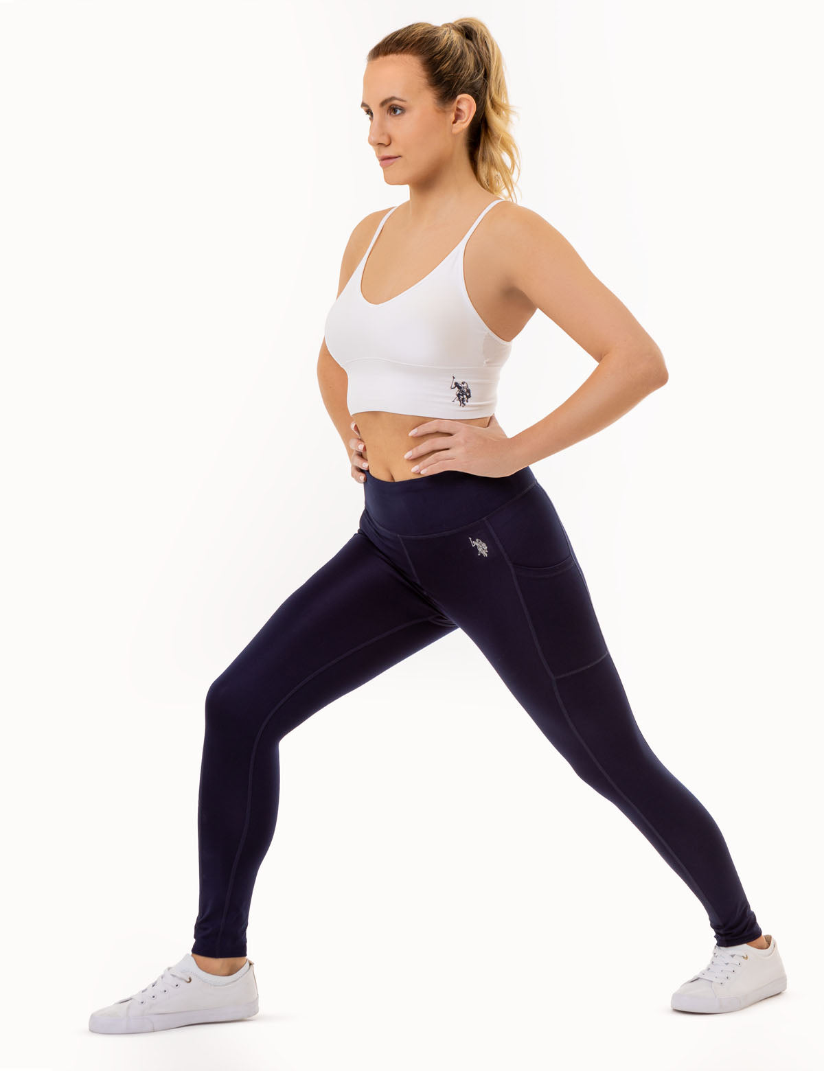 USPA SPORT HIGH WAISTED ESSENTIAL LEGGING– U.S. Polo Assn.