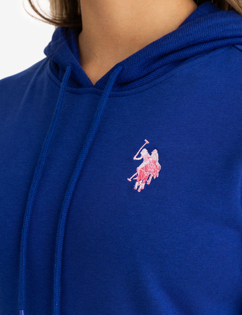 HIGH LOW MULTI TONAL LOGO HOODIE - U.S. Polo Assn.