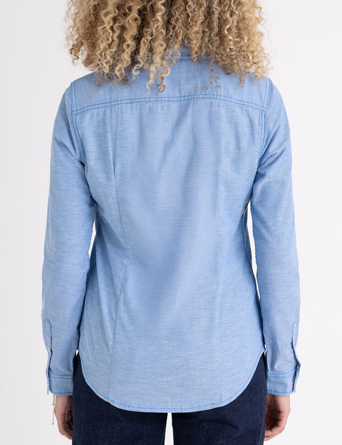 LONG SLEEVE SOLID STRETCH OXFORD SHIRT - U.S. Polo Assn.