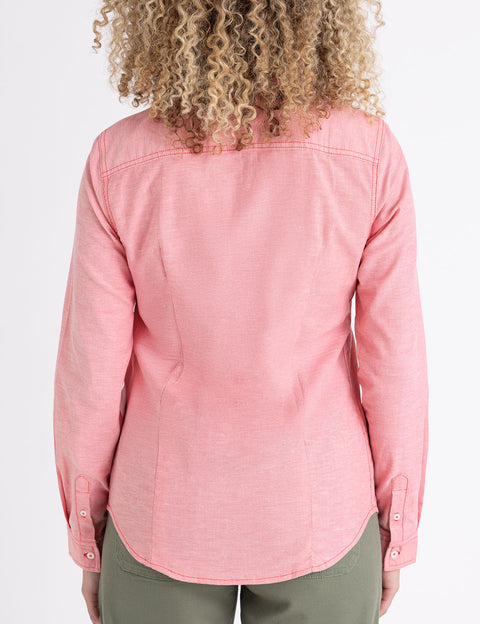 LONG SLEEVE SOLID STRETCH OXFORD SHIRT - U.S. Polo Assn.