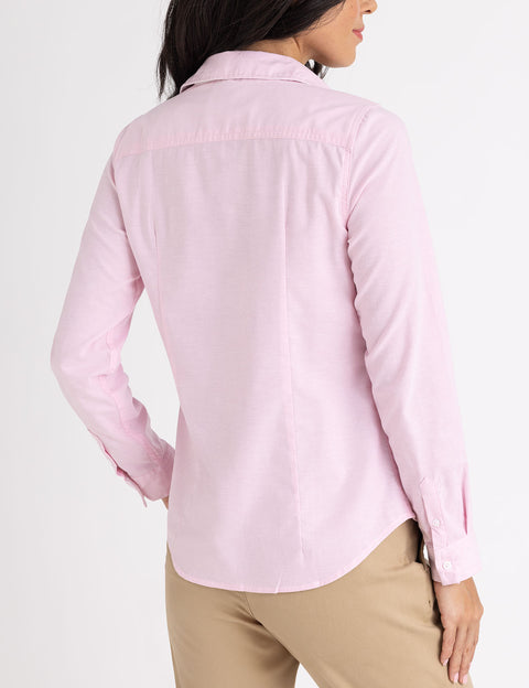 LONG SLEEVE SOLID STRETCH OXFORD SHIRT - U.S. Polo Assn.