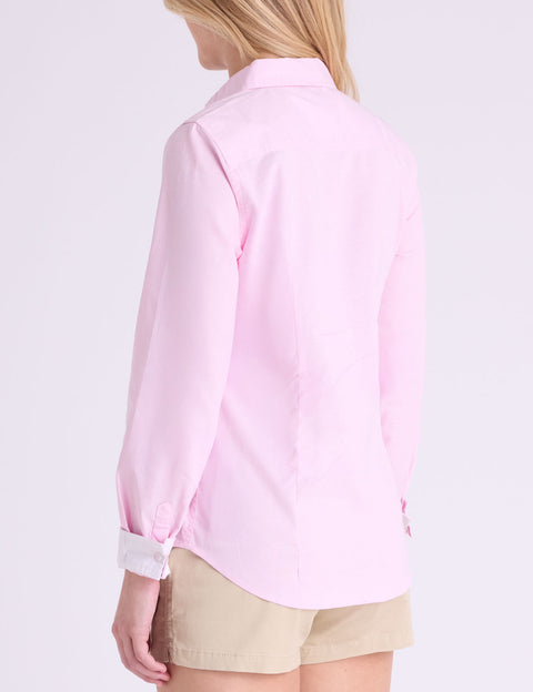 LONG SLEEVE SOLID STRETCH OXFORD SHIRT - U.S. Polo Assn.