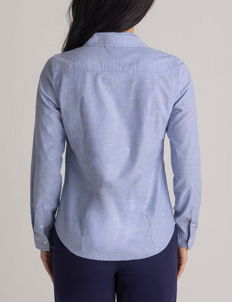 LONG SLEEVE SOLID STRETCH OXFORD SHIRT - U.S. Polo Assn.