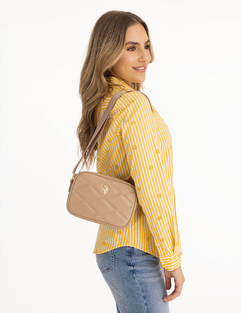 DITSY PRINT LONG SLEEVE POPLIN SHIRT - U.S. Polo Assn.