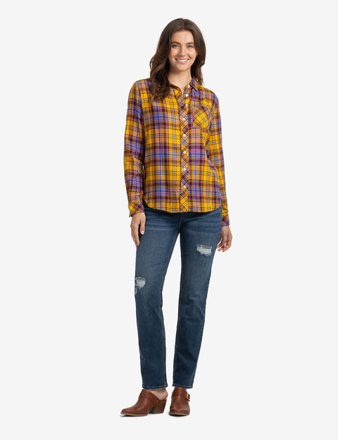 FLANNEL PLAID LONG SLEEVE SHIRT - U.S. Polo Assn.