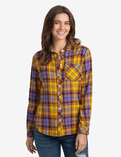 FLANNEL PLAID LONG SLEEVE SHIRT - U.S. Polo Assn.