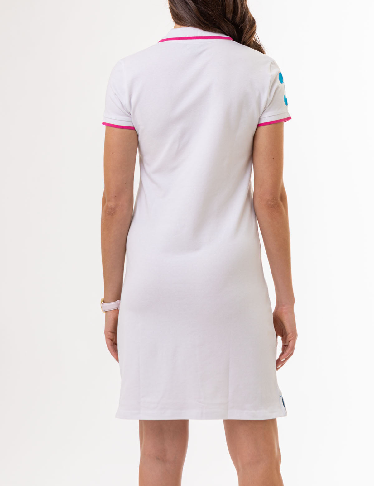 Pleated Polo Two Colourway Dress 600073323blk main image 0