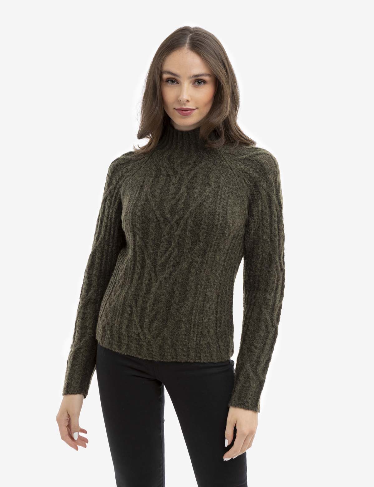 Pull BCBG Max Azria Col Roulé Torsadé - Couleur Corozo - Taille XS - Neuf Avec étiquettes
